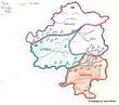 Rough Political map of The Windy Isle.